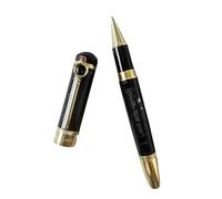 Wtukmo Stylo plume rond en forme de loupe - Stylo à bille - Qualité supérieure - Cadeau - B6 - Juste un stylo