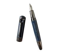 Wtukmo Stylo plume rond en forme de loupe - Stylo à bille - Qualité supérieure - Cadeau - Petite quantité (A5, juste un stylo)