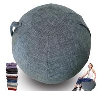 WTZHHK 9 Couleurs Swiss Ball Ballon Gym Grossesse Couverture 55/65/75 cm Protection Contre La PoussièRe ProtéGer Les D'Enveloppe pour La Maison Et Le Bureau Ballon d'exercice(Navy,55CM)