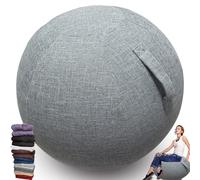 WTZHHK 9 Couleurs Swiss Ball Ballon Gym Grossesse Couverture 55/65/75 cm Protection Contre La PoussièRe ProtéGer Les D'Enveloppe pour La Maison Et Le Bureau Ballon d'exercice(Gray,55CM)