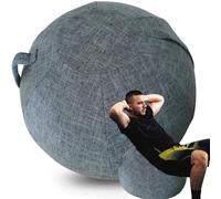 WTZHHK Housse Ballon Gym Housse Applicable à Ballon Grossesse Ballon Siège Bureau Swiss Ball Élégant, Durable et Confortable【Pas de balles incluses】 (Color : Navy Blue, Size : 65CM)…