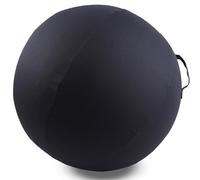 WTZHHK Housse de Chaise pour Ballon d'exercice de 65 cm, Housse pour Ballon de Yoga Pilates, Housse de siège pour Ballon d'équilibre Housse en Tissu Pliable pour Ballons Assis(Color:Dark Gray)