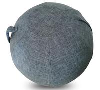 WTZHHK Housse de Swiss Ball pour Ballon Chaise Bureau, Ballon Grossesse, Boule de Yoga, Ballon Pilate, Ballon Gym [Balle Non Incluse] (Color : Navy Blue, Size : 65CM)