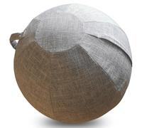 WTZHHK Housse de Swiss Ball pour Ballon Chaise Bureau, Ballon Grossesse, Boule de Yoga, Ballon Pilate, Ballon Gym [Balle Non Incluse] (Color : Gray, Size : 65CM)