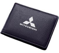 WTZNB Étui pour permis de Conduire et Carte d'identité Car Logo. pour Mitsubishi Mirage Montero Montero Sport.,Blue