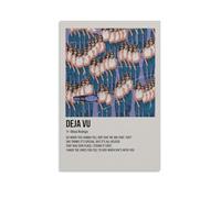 WTZRFV Deja Vu par Olivia Rodrigo - Impression sur toile - Décoration murale inspirante - Design moderne - Sans cadre - 30 x 45 cm
