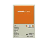 WTZRFV Frank Ocean"s Channel Orange Album- Art mural motivant - Impression sur toile - Décoration d'intérieur : salon, chambre à coucher - Design moderne - Sans cadre - 50 x 75 cm