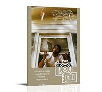 WTZRFV J.Cole Couverture de l'album Impression sur toile avec cadre 50 x 75 cm