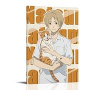 WTZRFV Natsume's Book of Friends Impression sur toile avec cadre 20 x 30 cm
