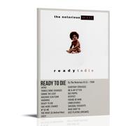 WTZRFV The Notorious B.I.G. Ready to Die Impression sur toile avec cadre 40 x 60 cm