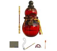 Wu-Ko ng Gourde de sport de 800 ml pour salle de sport, inspiration rétro chinoise, bouteille d'eau de style gourde attrayante pour fan de jeu M-YTH Monkey King, doré