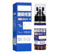 Wu Mu Chen Xiang Sleep Mist, Spray de sommeil en bois d'agar ébène, pulvérisateur d'oreiller pour sommeil profond, spray d'aide au sommeil qui s'endormit rapidement (1, 1pcs)