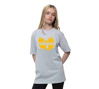 Wu Tang Clan Kids T Shirt Logo Nouveau Officiel Heather Gris (Ages 3-14 yrs) Size X-Large (11/12 yrs)