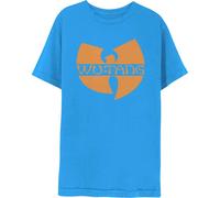 Rock Off Trade T-shirt WU Tang Clan Classic Logo Nouveau Officiel Homme Bleu Taille S