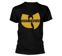 Wu-Tang Clan 'Logo' (Noir) T-Shirt - NOUVEAU ET OFFICIEL
