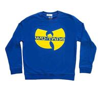 Wu-Tang Clan Sweat-Shirt Katana Band Logo Nouveau Officiel Unisex Bleu Size XL
