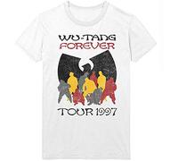 Wu-Tang Clan - T-Shirt # M Unisex White # Forever Tour '97 [Import]