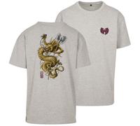 Wu-Wear Wu Wear Dragon Tee T-Shirt Haut Imprimé Au Dos Dragon Art Coton