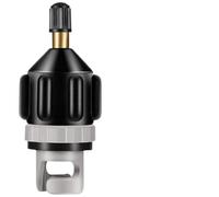 WUBAYI Adaptateur de pompe SUP - Convertisseur de valve d'air multifonction pour planche à pagaie, kayak, bateau gonflable (noir)