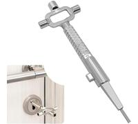 WUBAYI Jauge de Cylindre & Tourne-Came Professionnelle | Outil Universel de Serrurier pour Mesure, Réglage et Inspection de Corps de Serrure - Outil de Réparation Essentiel