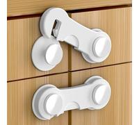 WUBAYI Lot de 12 verrous de sécurité pour armoire de cuisine, placard, meubles, sans perçage