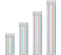 WUBAYI Lot de 28 porte-clés en fil d'acier inoxydable coloré - 7 couleurs - 10/15/20/25 cm - 2 mm - Fil de nylon pour bagages, sacs, clés, étiquettes d'identification