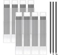 WUBAYI Lot de 48 mines pour crayon de charpentier industriel de 2,8 mm - Noyau solide pour le travail du bois, la construction et le dessin architectural