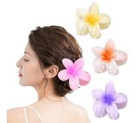 WUBAYI Lot de 6 pinces à cheveux en forme de fleur antidérapantes pour femmes et filles (#002 4 pièces)