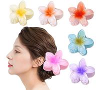WUBAYI Lot de 6 pinces à cheveux en forme de fleur antidérapantes pour femmes et filles