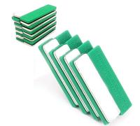 WUBAYI Lot de 8 paires d'aimants de rideau avec colle (16 pièces) - Clips magnétiques pour store occultant, protection contre le vent, aimants NDFEB