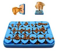 WUBAYI Tapis à friandises à lécher pour chien, tapis à renifler, odeur d'entraînement, encourage les compétences naturelles de recherche pour les chiens et les chats (bleu)