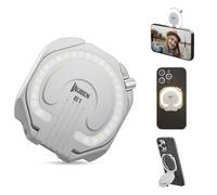 WUBEN E1 Mini Lampe Torche LED Rechargeable, Mini 300 Lumens Pour Selfie Lampe de Poche Pour Téléphone, 3000-6000K Lampe de Travail Magnétique Portable Pour Camping, Urgence, Vidéos, Photos (Blanc)