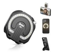 WUBEN E1 Mini Lampe Torche LED Rechargeable, Mini 300 Lumens pour Selfie Lampe de Poche pour Téléphone, 3000-6000K Lampe de Travail Magnétique Portable pour Camping, Urgence, Vidéos, Photos (Noir)