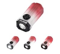 WUBEN E2 Mini Lampe de Poche Rechargeable, Petite Led Torche Porte-clés | 150 Lumens Lampe de Torche avec Eclairage Latéral et Lumière RGB Magnétique pour Camping Famille (Accessoire P5 non incluse)