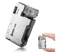 WUBEN G5 Lampe de poche LED rechargeable, mini porte-clés RVB, 400 lumens, lampe de poche magnétique EDC USB, 6 modes d'éclairage, étanche, pour camping, extérieur, urgences (fente de glace)
