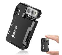 WUBEN G5 Lampe Torche Rechargeable, 400 Lumens avec Double Source Lampe de Poche LED Ultra Puissante RGB, IP68 Étanche Torche USB C,6 Modes pour Extérieur Camping Randonnée Urgen (Noir)