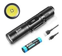 Wuben l50 lampe torche led rechargeable usb 1200 lumens étanche 5 modes lampe de poche led puissante tactique militaire pour camping randonnée