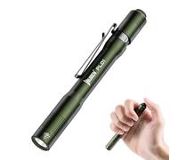 WUBEN PL01 Lampe de poche Led Rechargeable, 650 Lumens Mini Lampe de poche, IP68 Lampe stylo étanche, 4 Modes Lampe Torche de petite taille, Compatible avec 2 piles AAA pour Camping, Réparation