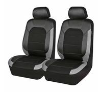 WUCHENGHH 2pcs Housses Siège Avant Voiture pour Audi A6 Avant e-tron / S6 Avant e-tron, Cuir PU Housse Siege Respirant Coussins Couvre Protection Sièges Accessoires,B/Grey
