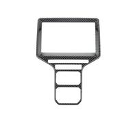 WUCHENGHH Garniture Panneau Console Centrale pour Ford F150 Raptor 2013-2014, ABS Voiture Panneau Couvercle Cadre Couverture Intérieure Accessoires,A/Carbon~Black