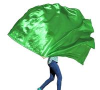 Wuchieal Drapeaux en demi-cercle en forme d'aile d'ange en demi-cercle avec tige évolutive, 1 pièce (vert)