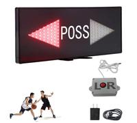 WUCIOA Indicateur de Possession de Ballon de Basket à LED, 48 × 18 cm, avec contrôleur, LED Haute luminosité, 2 Modes de consommation, pour entraînement et mêlée