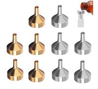 Wudaizhi 10 Pcs Mini Mini Ennonnal, Tiny Enonnel pour Femblier Les Bouteilles, Petit Entonnoir pour Transférer des Cosmétiques, des Huiles Essentielles, du Parfum, des Liquides