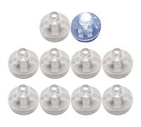 Wudaizhi 10pcs Ballon Blanc Light Tiny LED Lights Impherporsh Mini Round Boulles Lumiles Flash Ball Lampe pour La Fête d'anniversaire De Ballon Décoration De Mariage