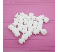 Wudaizhi 20pcs 62a Micro Mimi Plastic Poulley Roue De Poulie Small Poulley Gear Timing Wheels Motor Toy Model