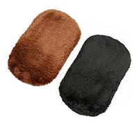 Wudaizhi 2pcs Toile Shoeshine Toilet Peluche Chaussure Nettoyage Toile Polissage Nettoyage Gants Maroquinerie Cleaper Cleaper Tool De Soins en Cuir