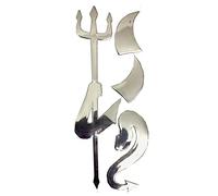 Wudaizhi Autocollant De Voiture Drôle Mode 3D Petit Diable Autocollants Styliser L'emblème Universel Autocos De Logo Accessoires De Bricolage