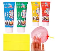 Wudaizhi Ballons À Bulles Magiques À Colle, À Faire Soi-même, pour Enfants, Élastiques, avec Paille, Jeu De Fête