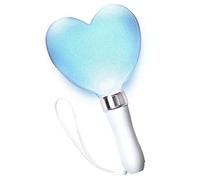 Wudaizhi Bâton Lumineux en Forme de cœur avec 15 Couleurs changeantes, bâton Lumineux de Concert, alimenté par Batterie, pour Mariage, fête.