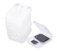Wudaizhi Boîtier De Carte Mémoire en Plastique 5pcs Boîte De Cartes Transparente Boîte De Rangement Carte De Stockage Micro Cartes Protection Portez du Travail